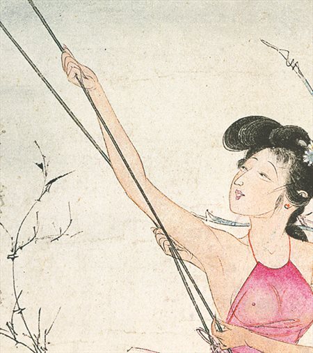 温江-胡也佛的仕女画和最知名的金瓶梅秘戏图